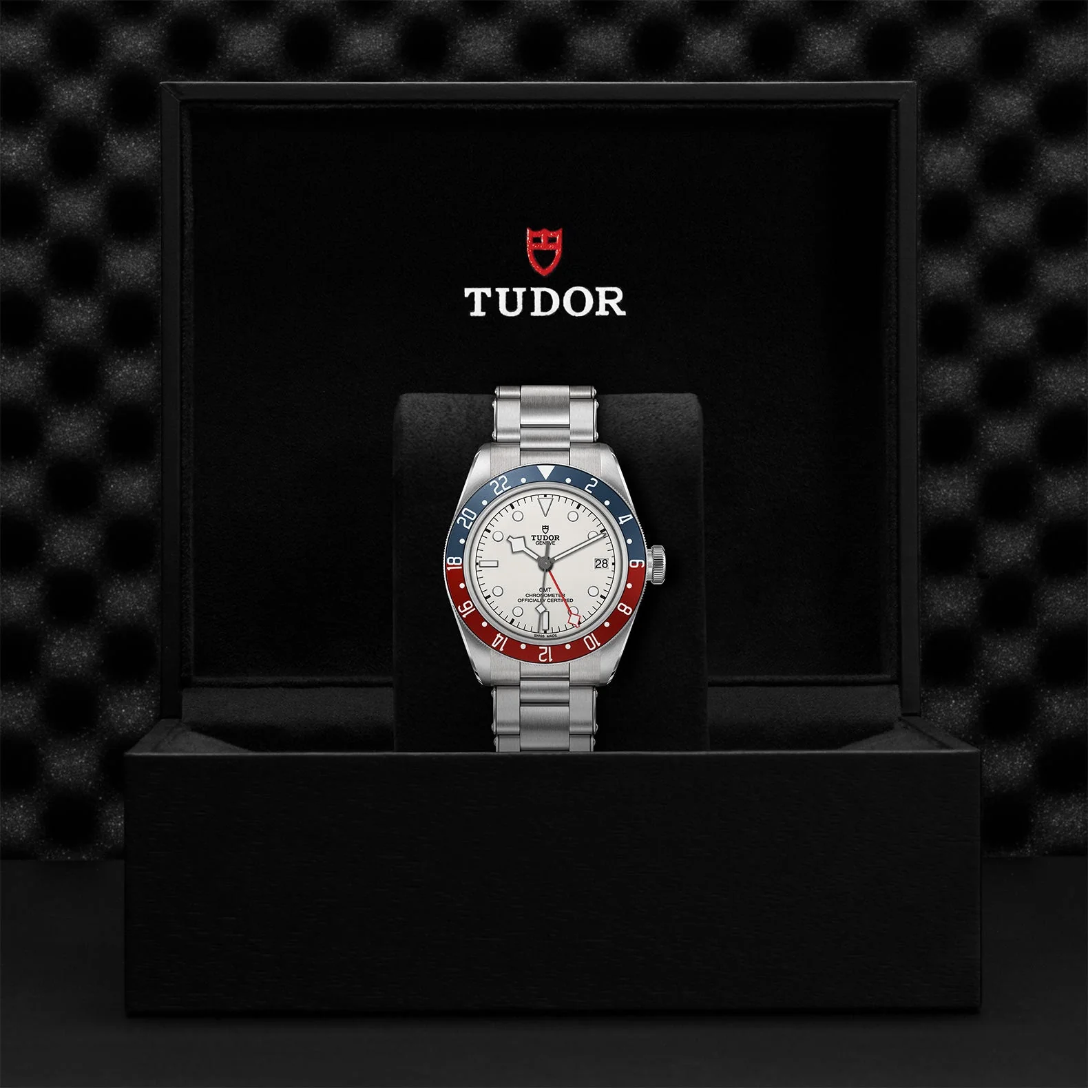 TUDOR Black Bay GMT 41mm Case, White Opaline Dial, Steel Bracelet (M79830RB-0010) - Image 2