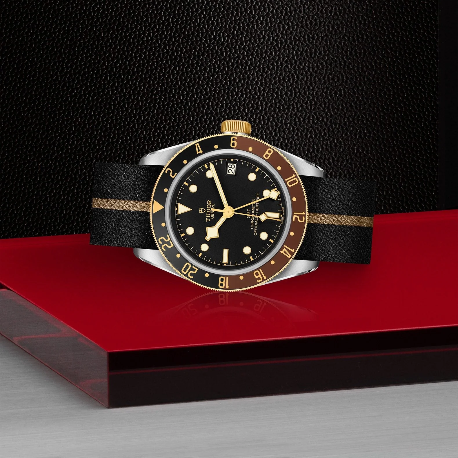 TUDOR Black Bay GMT S&G 41mm Black Dial, Fabric Strap (M79833MN-0004) - Image 2