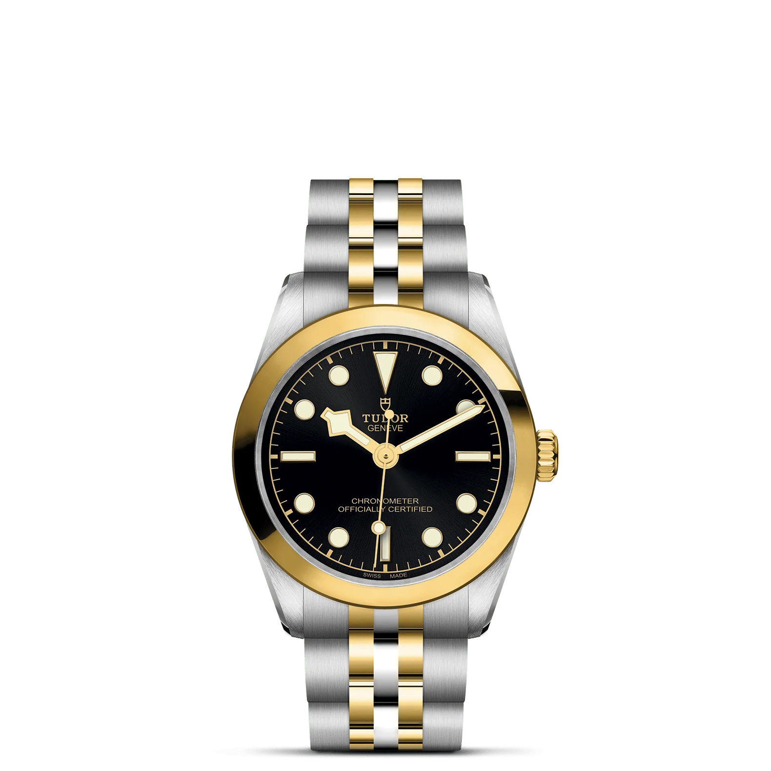 TUDOR Black Bay One 31 S&G 31mm Black Dial, Two Tone Bracelet (M79603-0001)