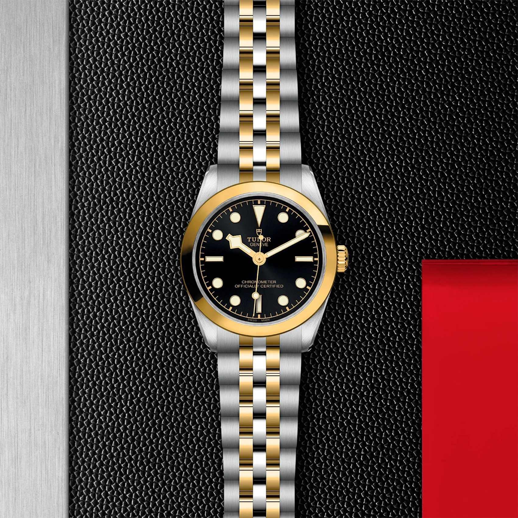 TUDOR Black Bay One 31 S&G 31mm Black Dial, Two Tone Bracelet (M79603-0001) - Image 2