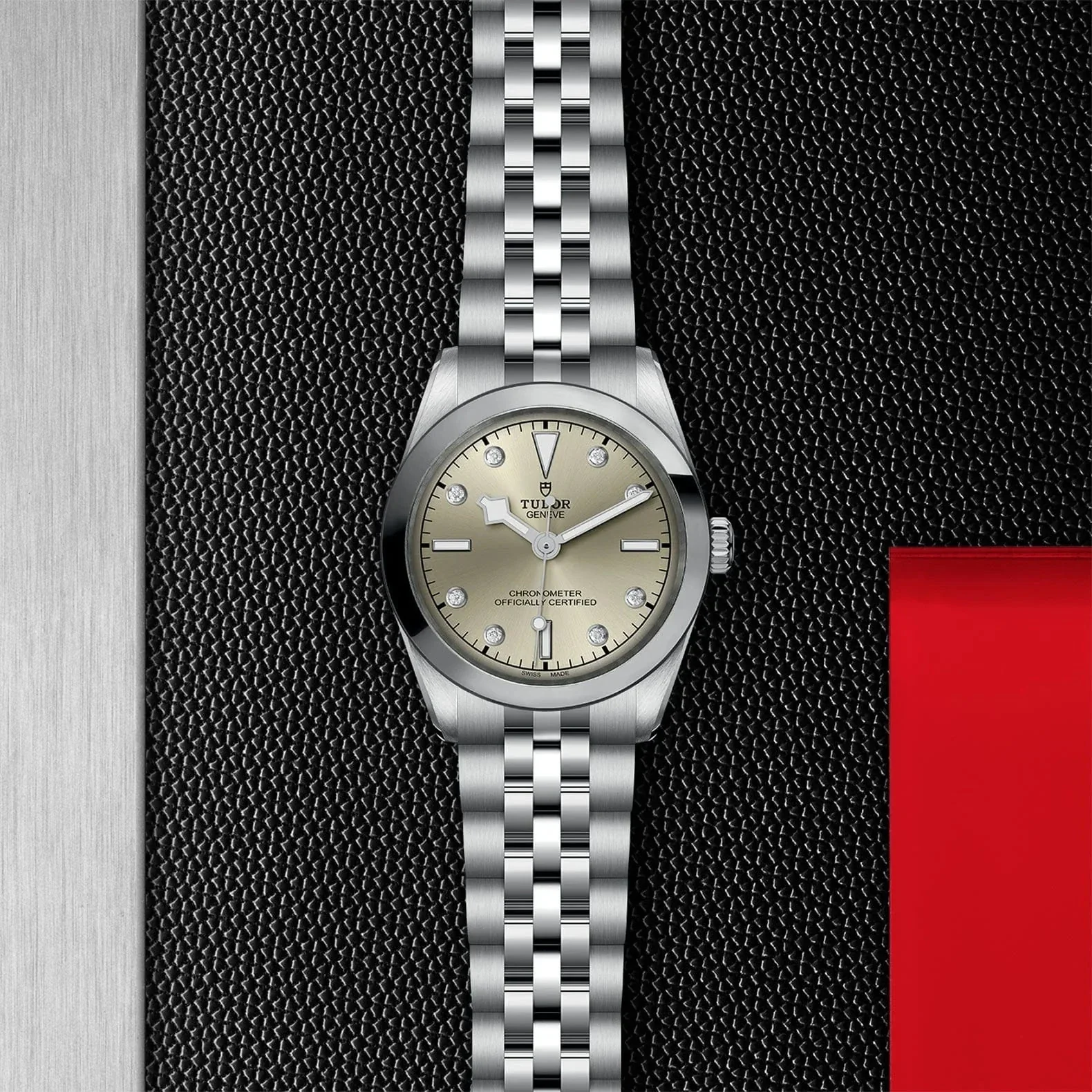 TUDOR Black Bay One 31mm Light Champagne Diamond Dial, Stainless Steel Bracelet (M79600-0006) - Image 2