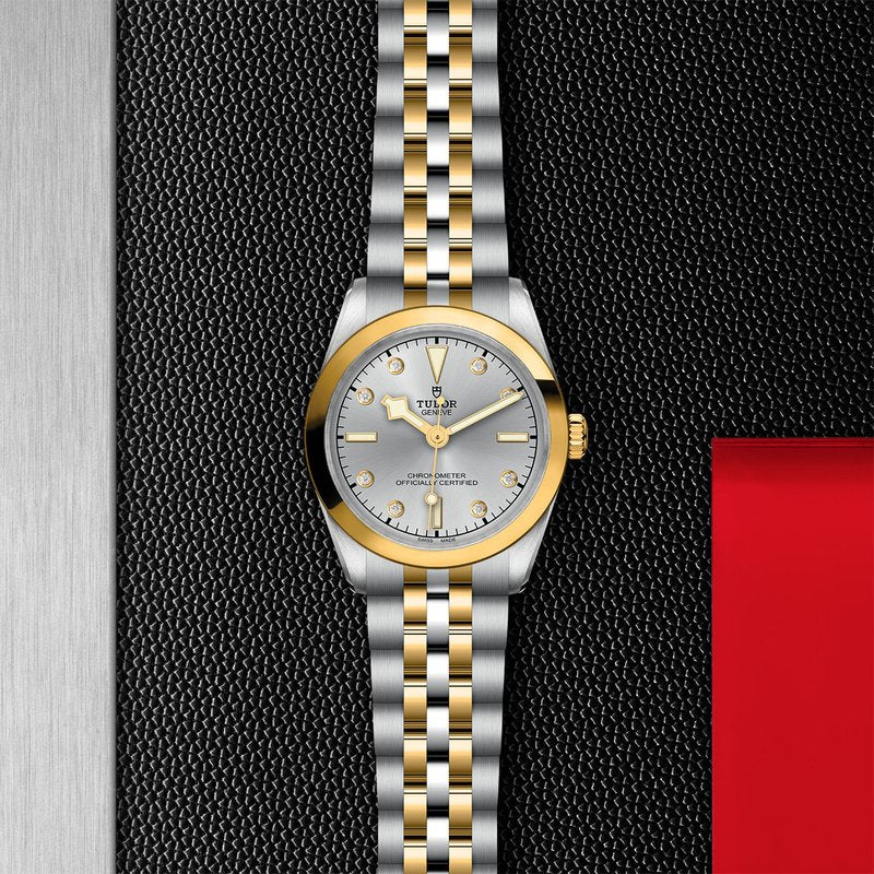 TUDOR Black Bay One 31mm S&G Silver Diamond Dial, Two Tone Bracelet (M79603-0007) - Image 2