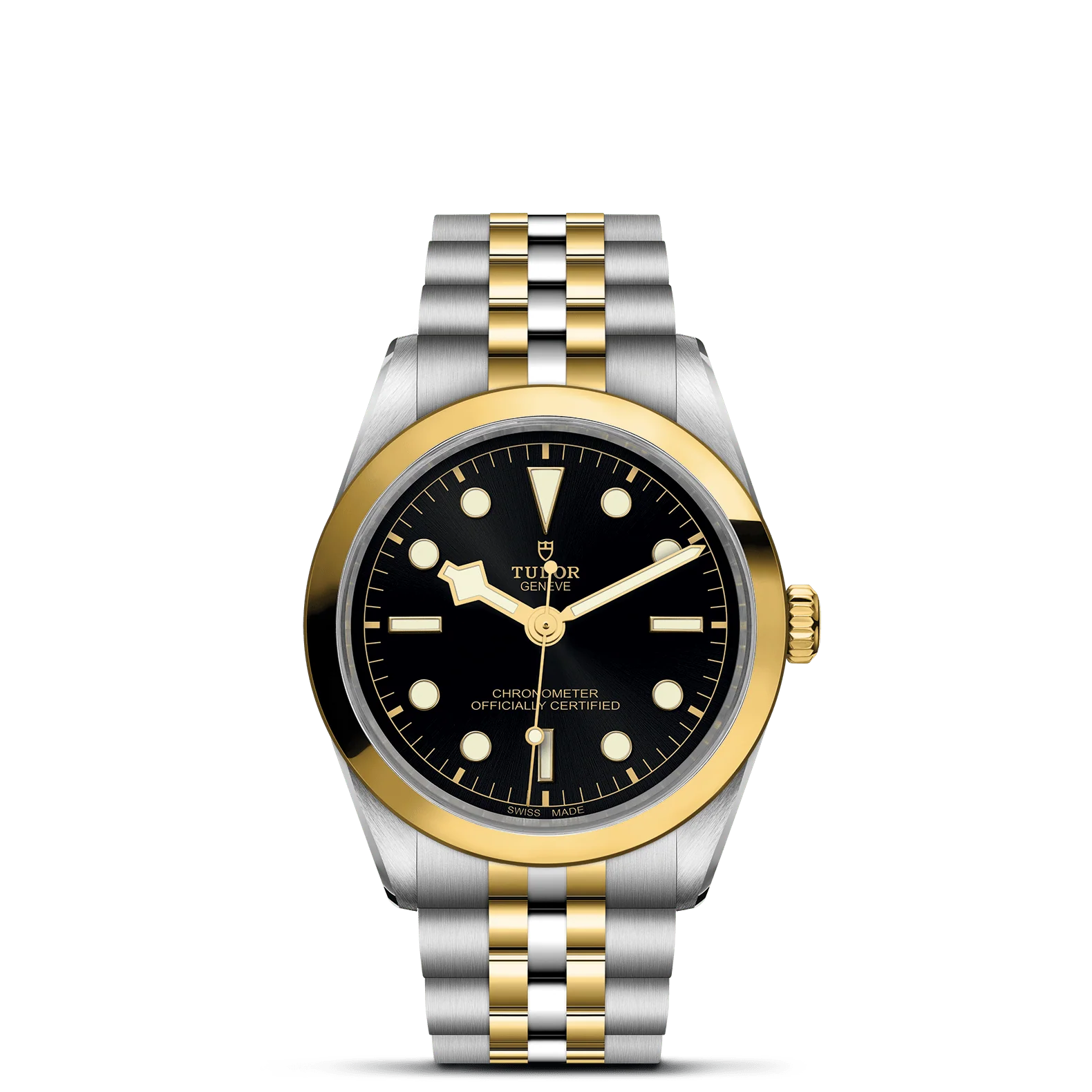 TUDOR Black Bay One 36mm S&G Black Dial, Two Tone Bracelet (M79643-0001)