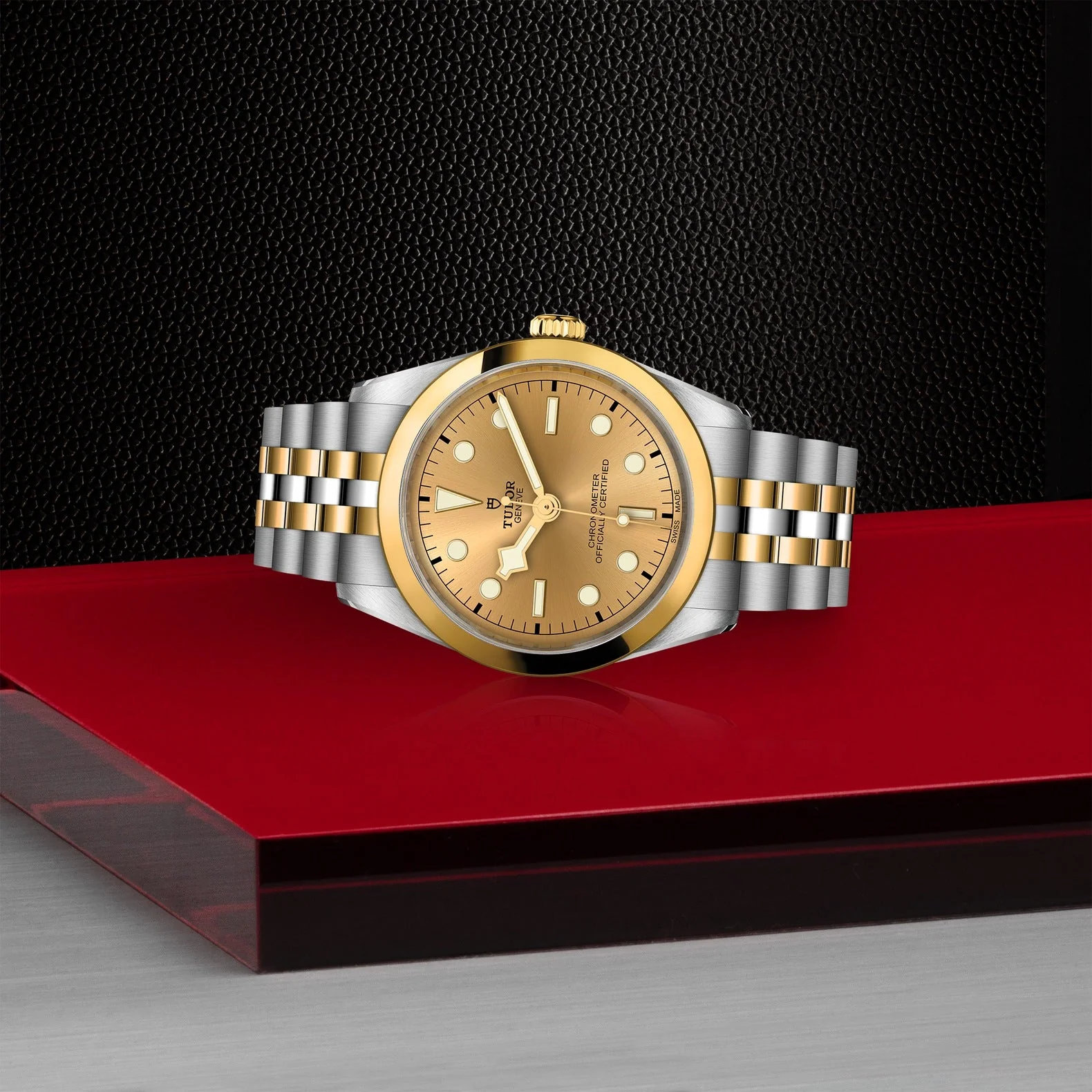TUDOR Black Bay One 36mm S&G Champagne Dial, Two Tone Bracelet (M79643-0005) - Image 3