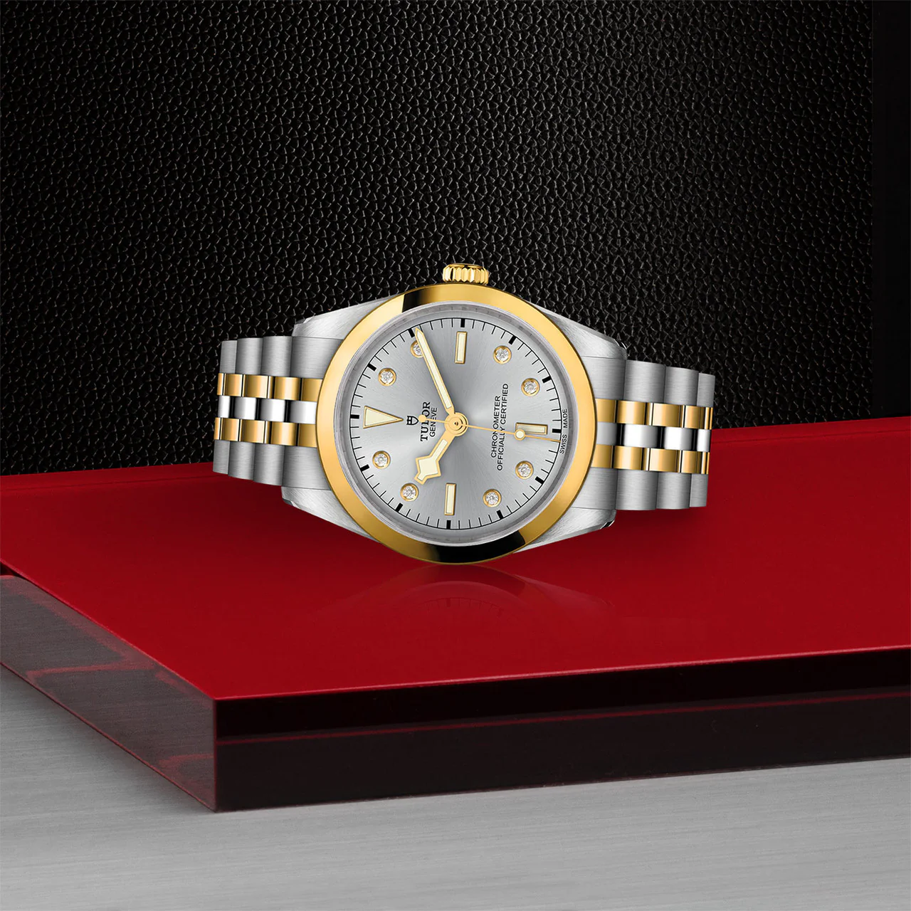 TUDOR Black Bay One 36mm S&G Silver Diamond Dial, Two Tone Bracelet (M79643-0007) - Image 2