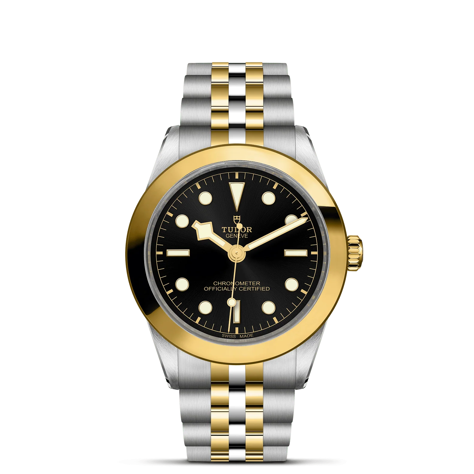 TUDOR Black Bay One 39mm S&G Black Dial, Two Tone Bracelet (M79663-0001)