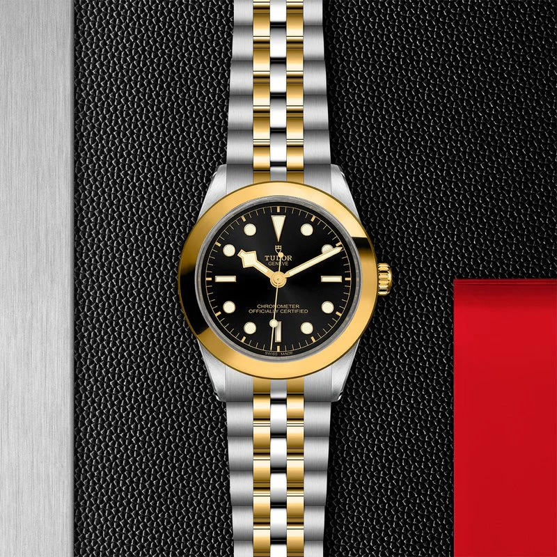 TUDOR Black Bay One 39mm S&G Black Dial, Two Tone Bracelet (M79663-0001) - Image 2