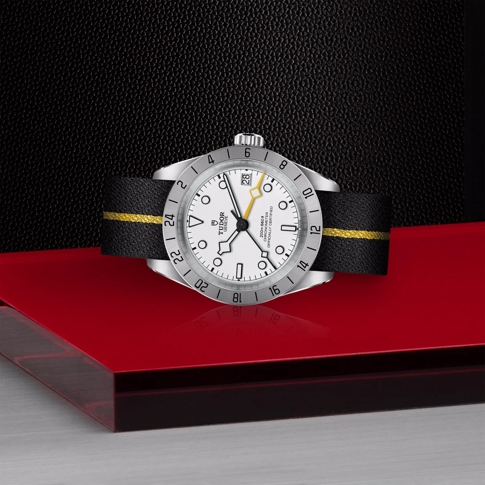 TUDOR Black Bay Pro, White Dial, Black Fabric Strap (M79470-0005) - Image 3