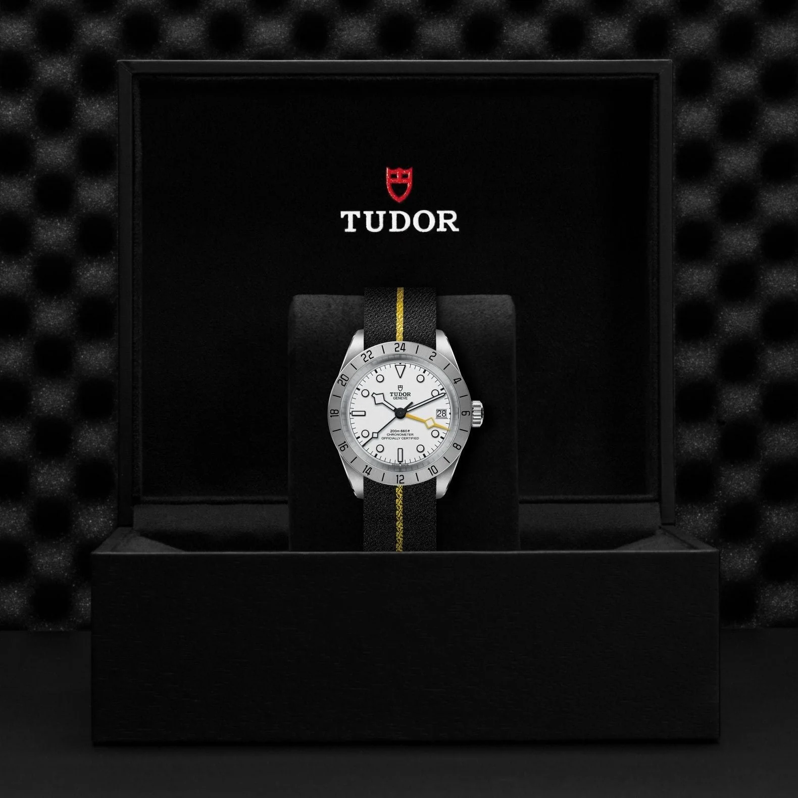 TUDOR Black Bay Pro, White Dial, Black Fabric Strap (M79470-0005) - Image 4