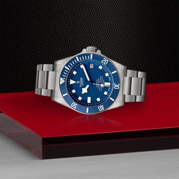 TUDOR Pelagos 42mm Case, Blue Dial, Titanium Bracelet (M25600TB-0001) - Image 3