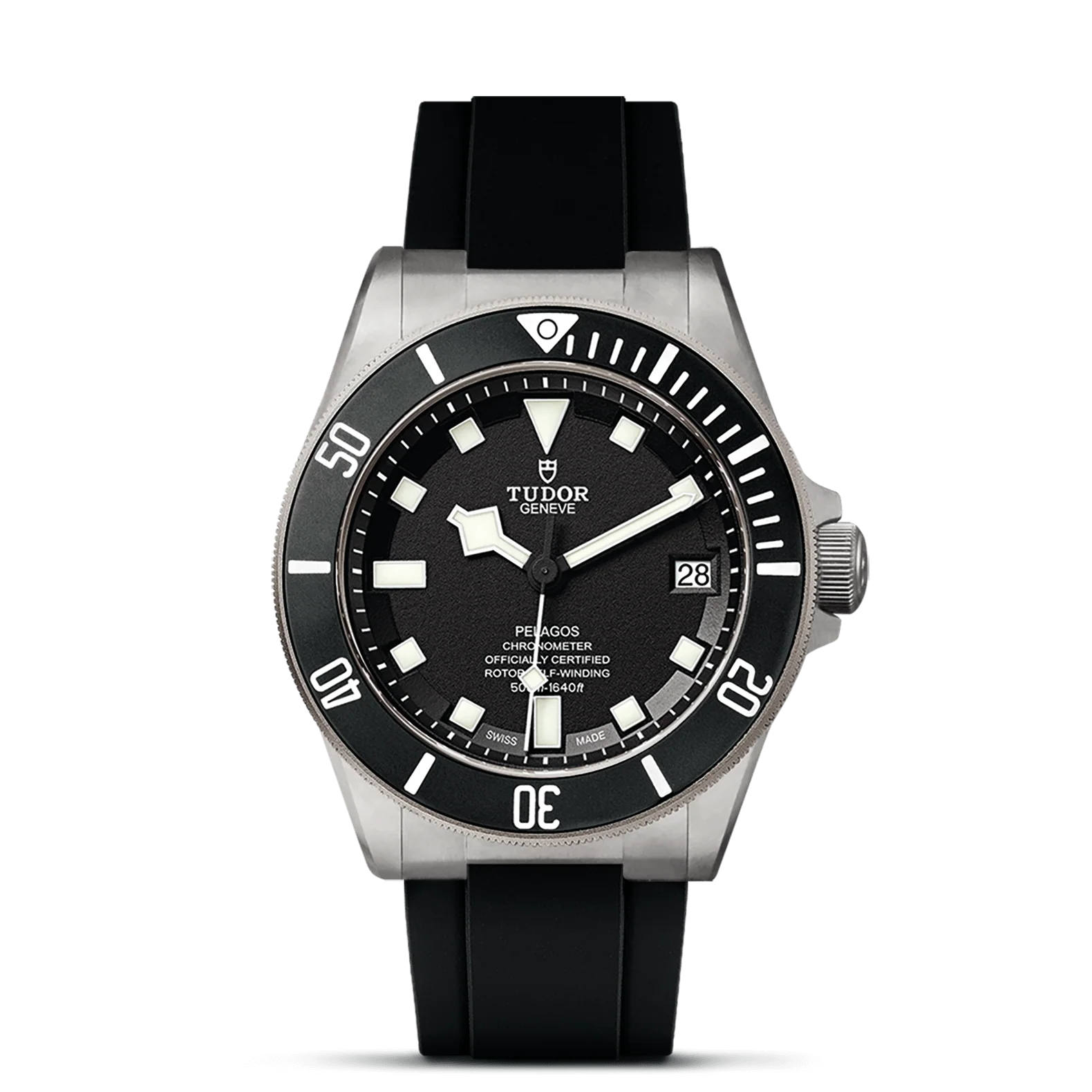 TUDOR Pelagos 42mm Case, Black Dial, Titanium Bracelet (M25600TN-0001) - Image 2