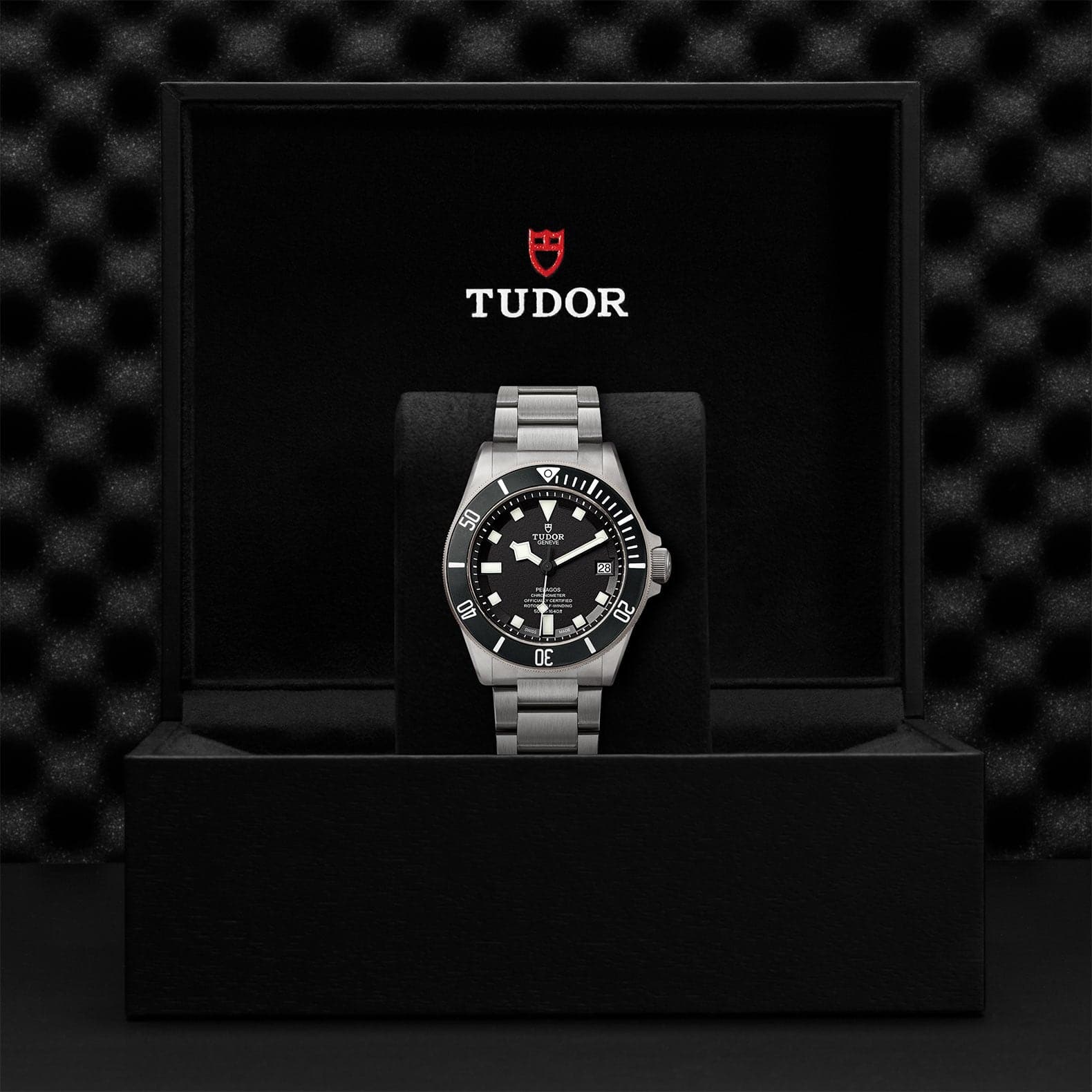 TUDOR Pelagos 42mm Case, Black Dial, Titanium Bracelet (M25600TN-0001) - Image 5