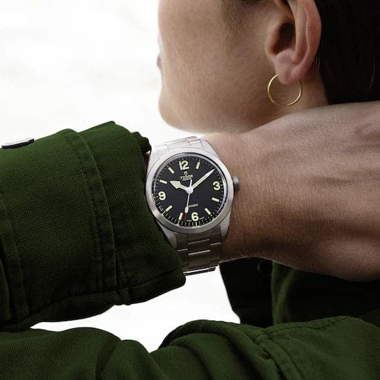 TUDOR Ranger 39mm Case, Black Dial, Steel Bracelet (M79950-0001) - Image 2
