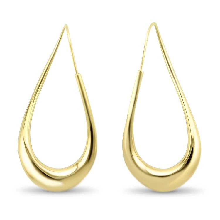 Michael Good Waved Oval Earrings