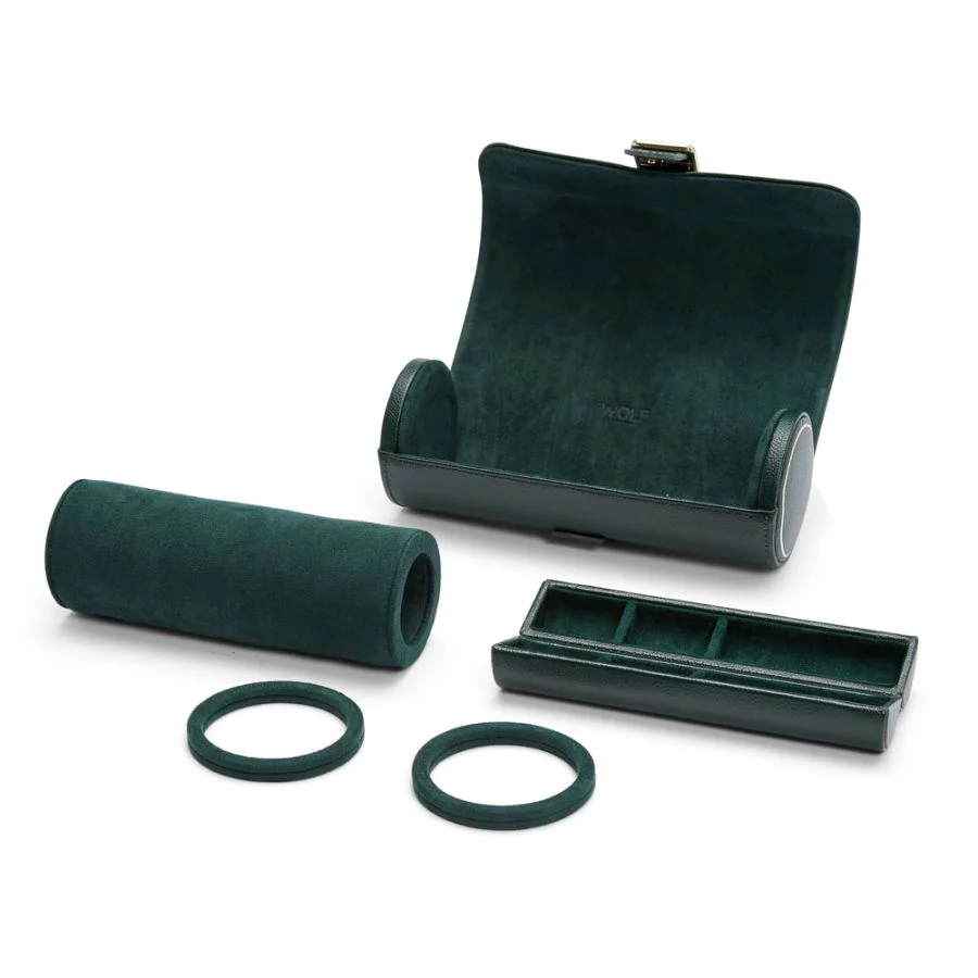 WOLF 3-Watch Roll - Green - Image 4