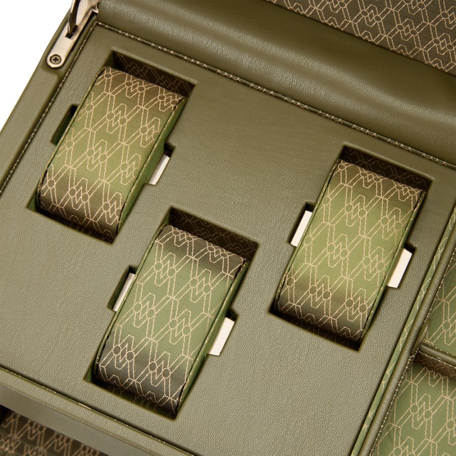 WOLF Earth Double Watch Winder - Olive Green - Image 5