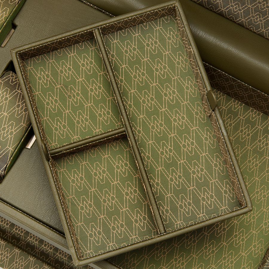WOLF Earth Double Watch Winder - Olive Green - Image 6