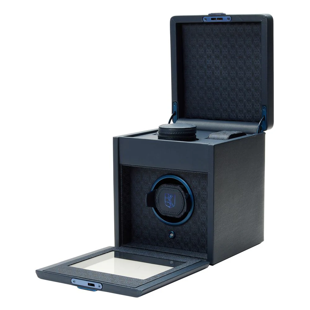 WOLF Earth Single Watch Winder - Midnight Blue - Image 3