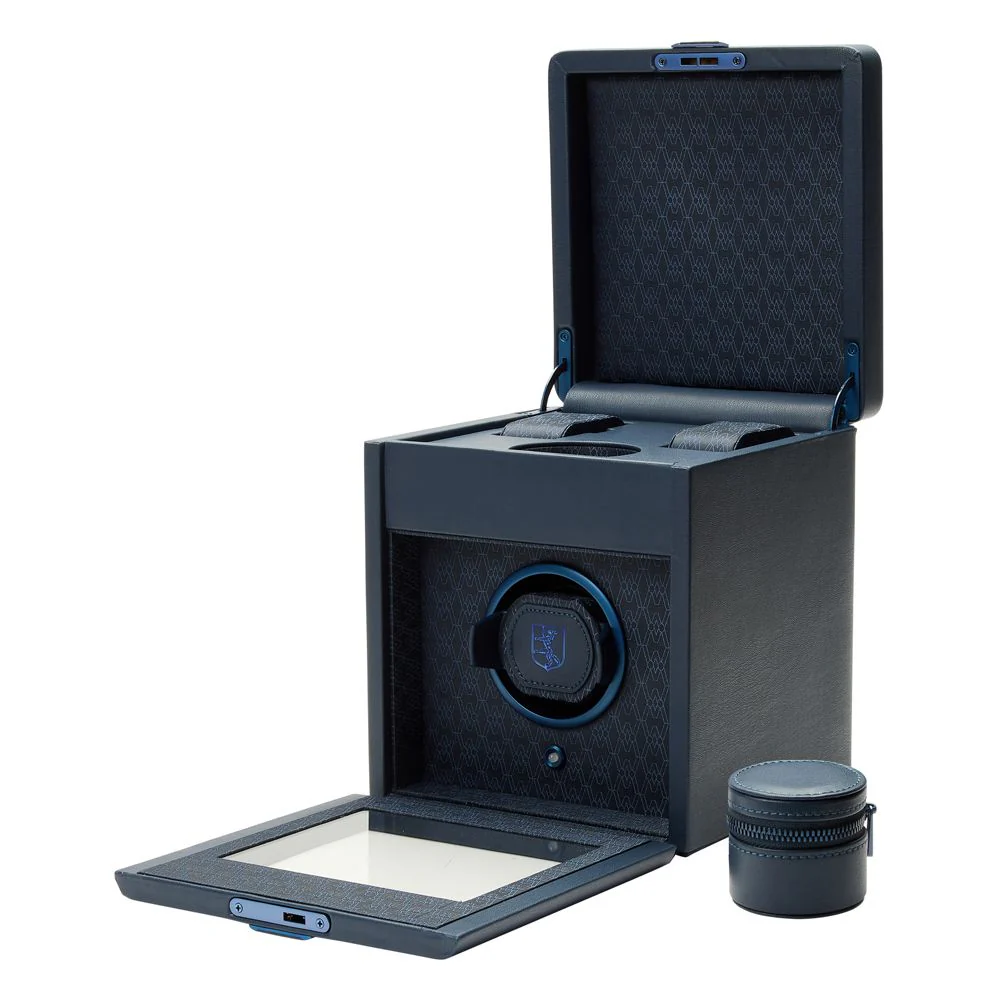 WOLF Earth Single Watch Winder - Midnight Blue - Image 4
