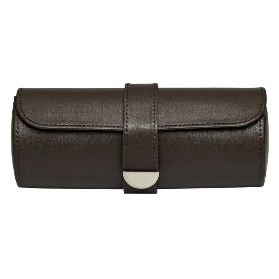 WOLF Earth Triple Watch Roll - Brown