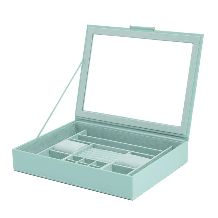 WOLF Sophia Jewelry Box with Window - Jade - Image 3