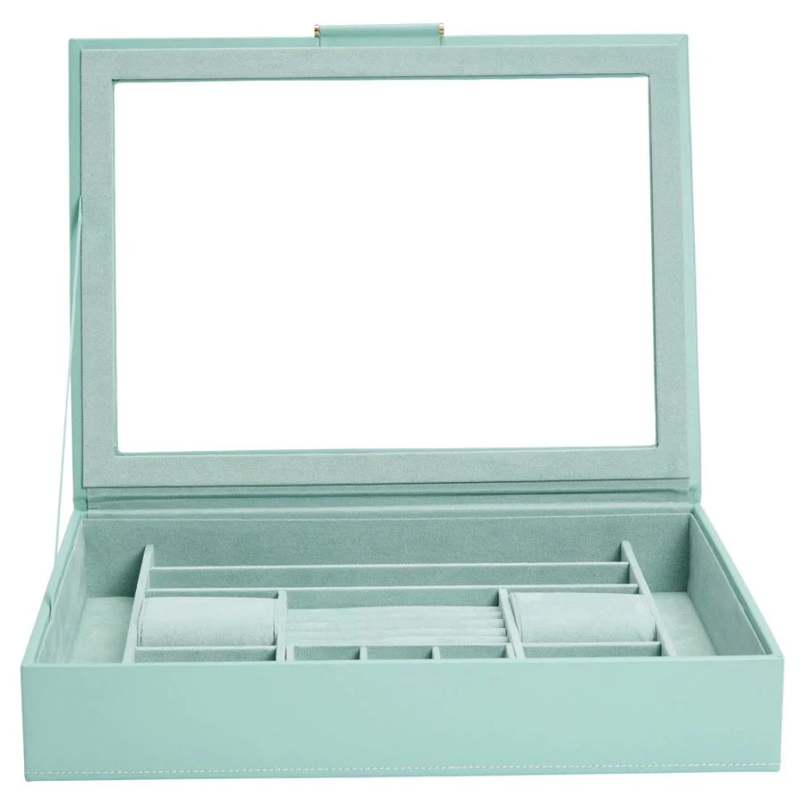 WOLF Sophia Jewelry Box with Window - Jade - Image 4