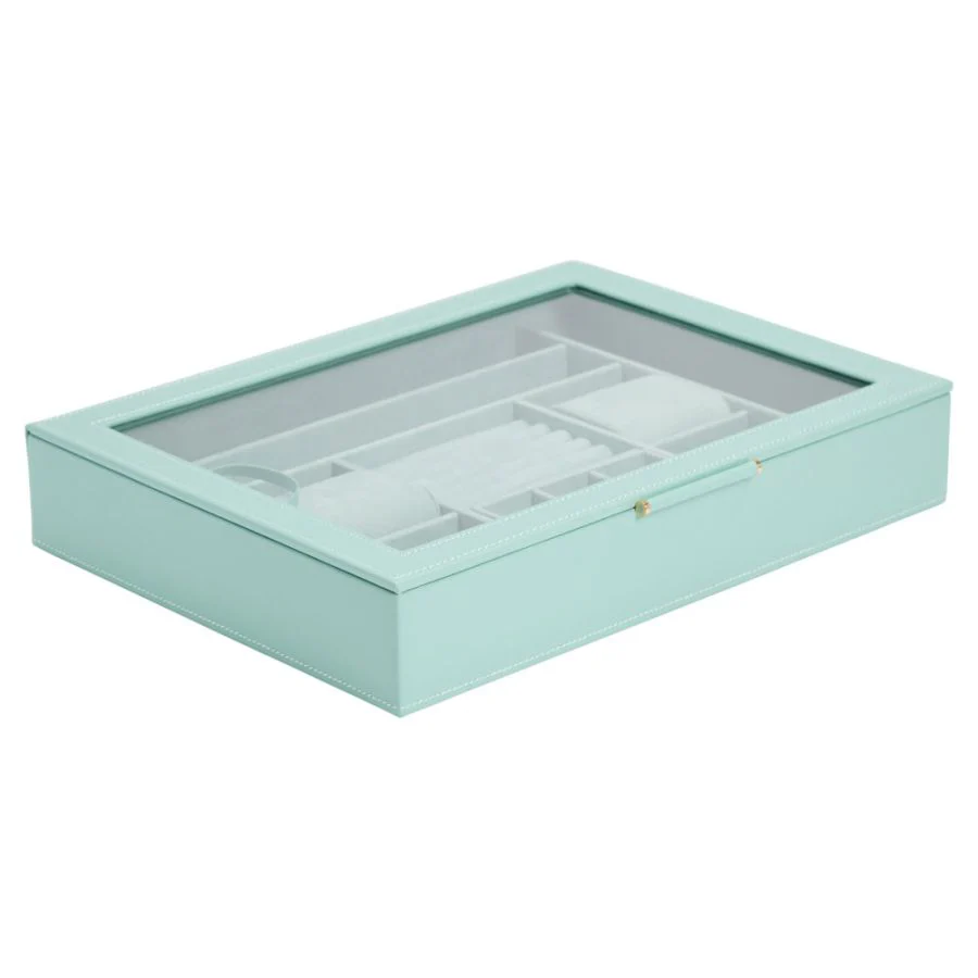 WOLF Sophia Jewelry Box with Window - Jade - Image 5